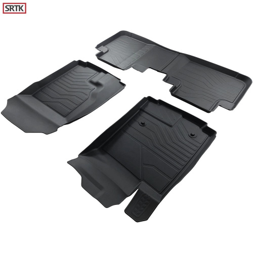 Коврики в салон Haval F7  2019-2022, резина 3D SRTK LUX, Черный, Арт. 3D.HA.F7.19G.02099