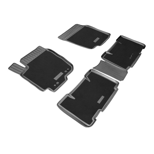 Коврики в салон Toyota RAV4 (XA40) 2012-2015, комбинированные Norplast, Черный, Арт. NPA11-C88-700-CM