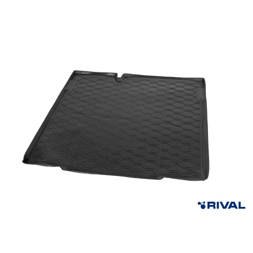 Коврик в багажник LADA Vesta 2015-2023 Универсал, полиуретан Rival, Черный, в т.ч. Cross без фальш пола Арт. RIV16006004