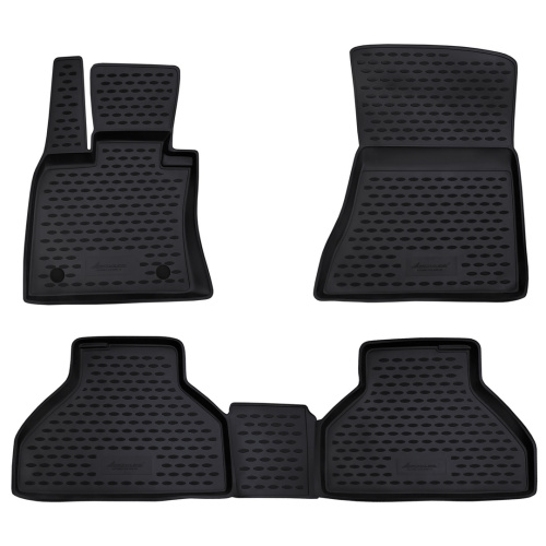 Коврики в салон BMW X5 (E70) 2006-2010, полиуретан Element, Черный, Арт. NLC0517210
