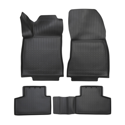 Коврики в салон Mercedes GLB (X247) 2019-, полиуретан 3D Norplast, Черный, Арт. NPA11-C56-510