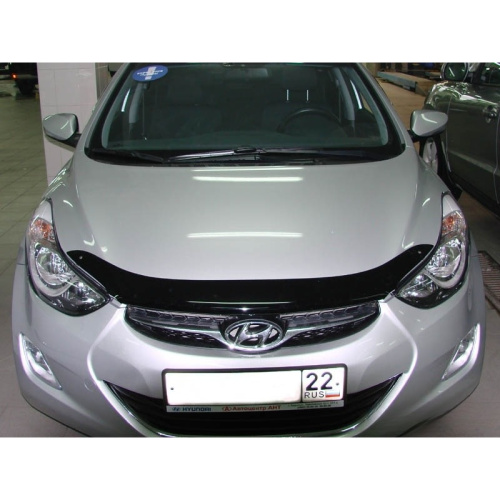 Дефлектор капота SIM для Hyundai Elantra, арт.SHYELA1112