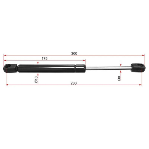 Амортизаторы крышки багажника Volkswagen Passat (B5) 2001-2005 FL Седан, (L=R) Арт. ST-3B5827550E