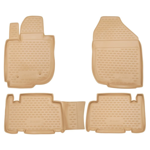 Коврики в салон Toyota RAV4 LWB (XA30) 2009-2013 FL1 Long, полиуретан Element, Бежевый, Арт. NLC4818212