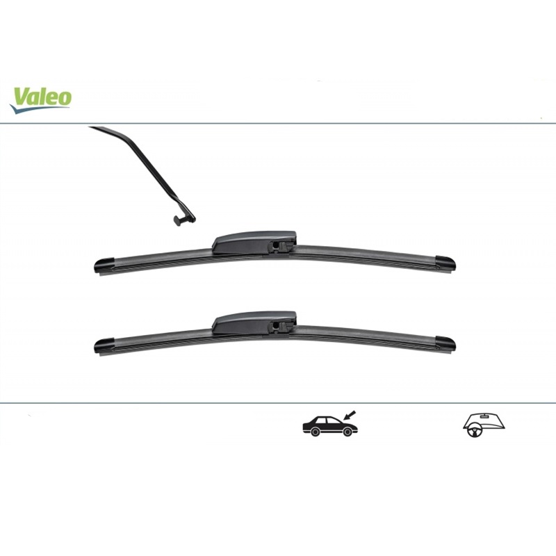 Комплект стеклоочистителей Valeo Silencio Flat VF400 650мм/550мм арт. 574309