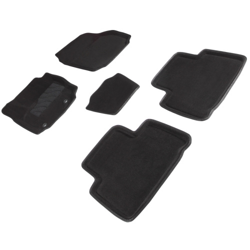 Коврики в салон Ford Galaxy  2006-2010, 3D ткань Seintex , Черный, Арт. 81952