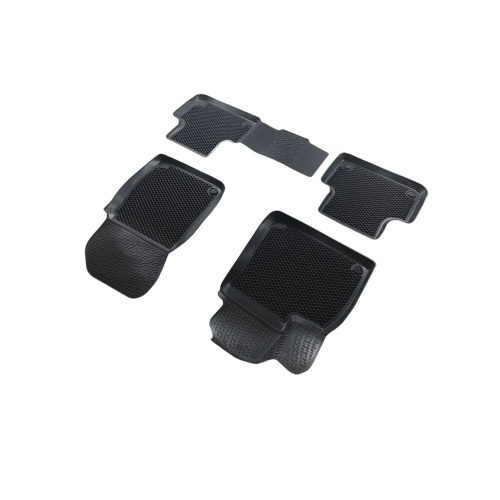 Коврики в салон Audi Q7 (4M) 2015-2019, EVA 3D LUX, Черный, Арт. TA71504007