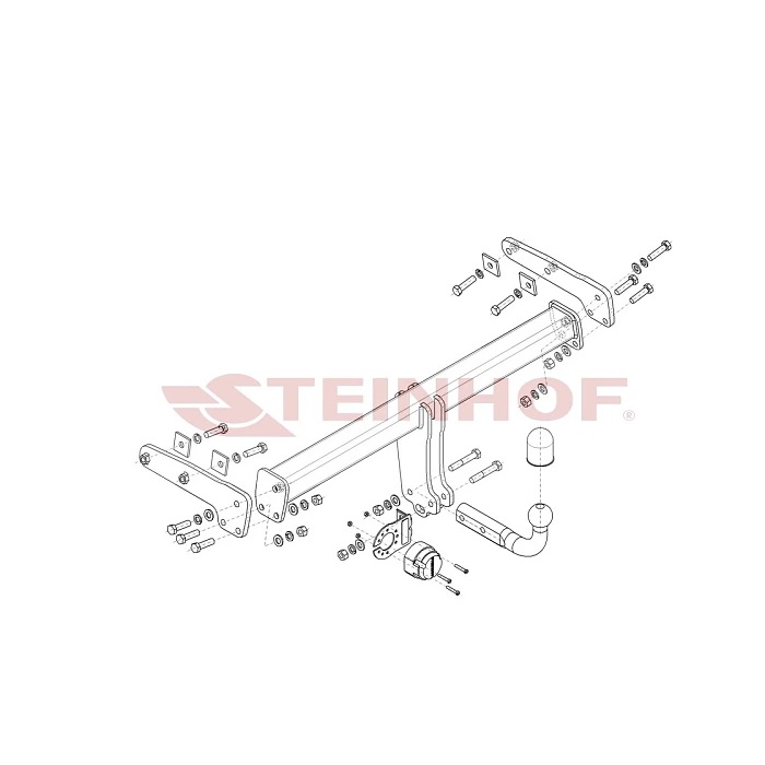 Фаркоп Volvo XC70 II 2007-2013 Steinhof Арт. V323