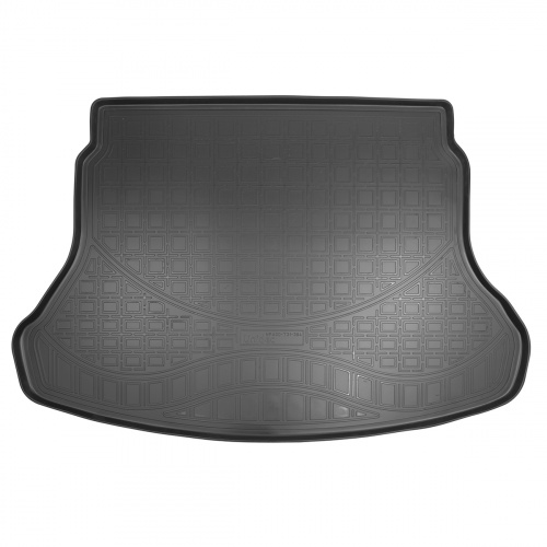 Коврик в багажник Hyundai Solaris  2017-2020, полиуретан Norplast, Черный, для а/м с нескладывающимися задними сидениями Арт. NPA00T31384