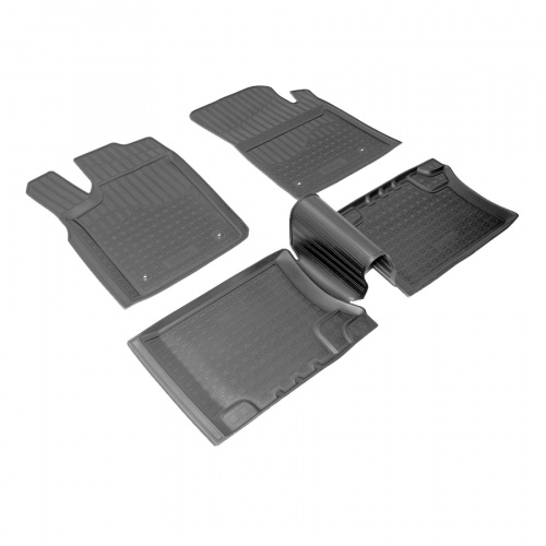 Коврики в салон Jeep Grand Cherokee  (WK2) 2010-2013, полиуретан Norplast, Черный, Арт. NPA11C40100