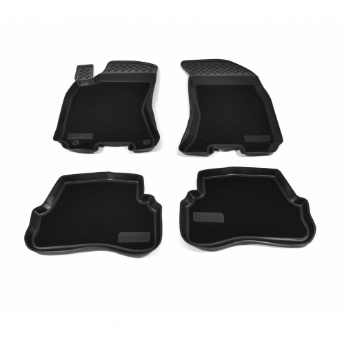 Коврики в салон Volkswagen Passat (B5) 1996-2001 Седан, комбинированные Norplast, Черный, Арт. NPLPO9525CM