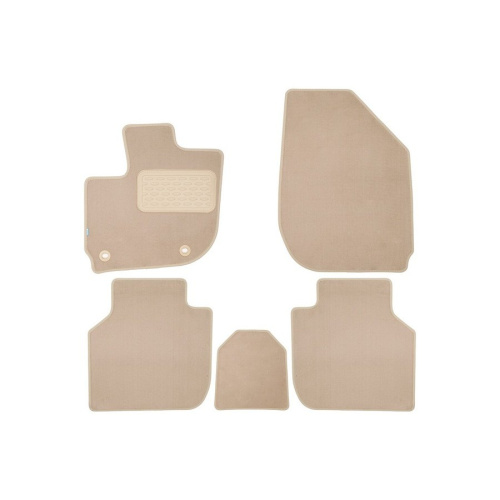 Коврики в салон Honda Fit  2020-2023, ткань Klever premium, Бежевый, Арт. KLEVER0401803722112KH