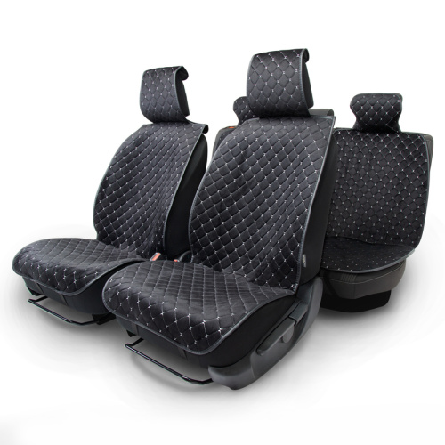 Накидки на весь салон CarPerformance, 5 шт., материал алькантара, контрастная прострочка ромб, порол