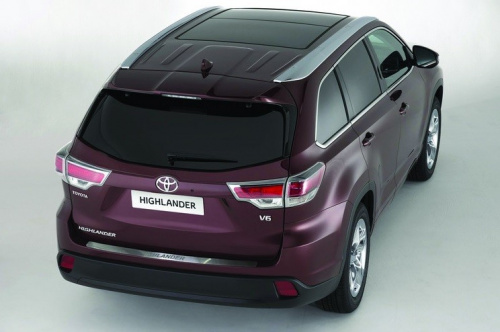 Накладка бампера Toyota Highlander (U50) 2013-2016  Пластик  Арт. TOHR.36.3942