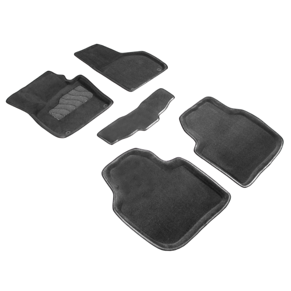 Коврики в салон Skoda Superb (3T) 2008-2013 Лифтбек, 3D ткань Seintex , Графит, Арт. 99926