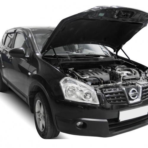Амортизаторы капота Nissan Qashqai (J10) 2006-2010, (L+R) комплект Арт. A.ST.4101.1