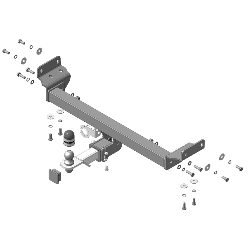 Фаркоп OMODA C7 2024- оцинкованный MOTODOR Арт. 99027E