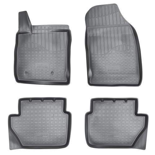 Коврики в салон Ford EcoSport 2003-2007, полиуретан Norplast, Черный, Арт. NPA10-C22-060