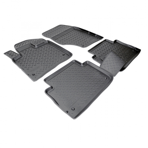 Коврики в салон Audi Q7 (4L) 2005-2009, полиуретан Norplast, Черный, Арт. NPLPO0577