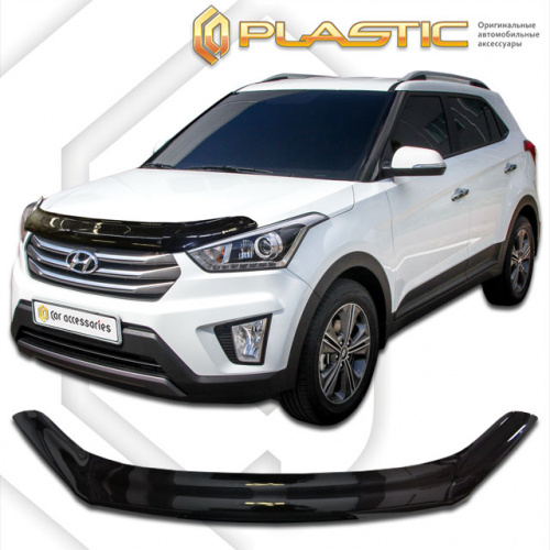 Дефлектор капота Ca-Plastic для Hyundai Creta, арт.2010010112202