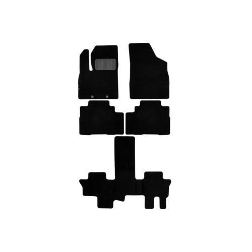 Коврики в салон Forthing Yacht 2022-, ткань Klever premium, Черный, Арт. KLEVER0513700122110KH