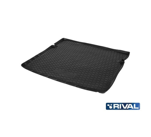 Коврик в багажник Renault Duster  2010-2015, полиуретан Rival, Черный, 4WD Арт. 14701006