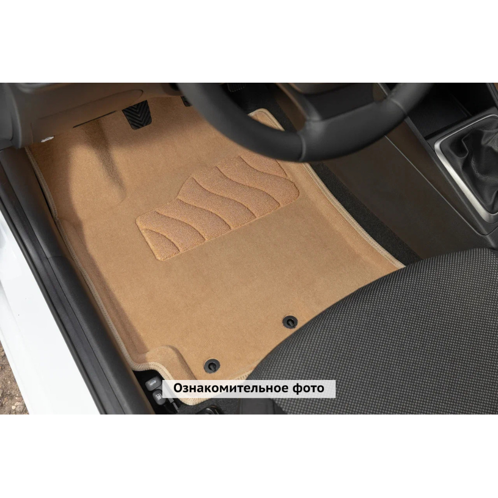 Коврики в салон Lexus GX 460 2009-2013, 3D ткань Seintex , Бежевый, Арт. 319823