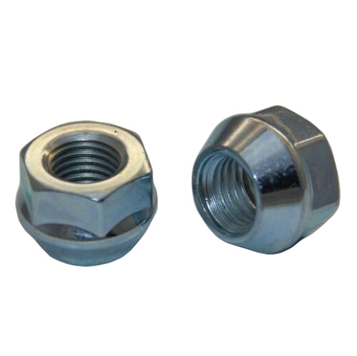 Гайка колеса M12x1.25 Конус h-12.5мм открытая, Цинк, Ключ 19, Арт. 400044ZL12