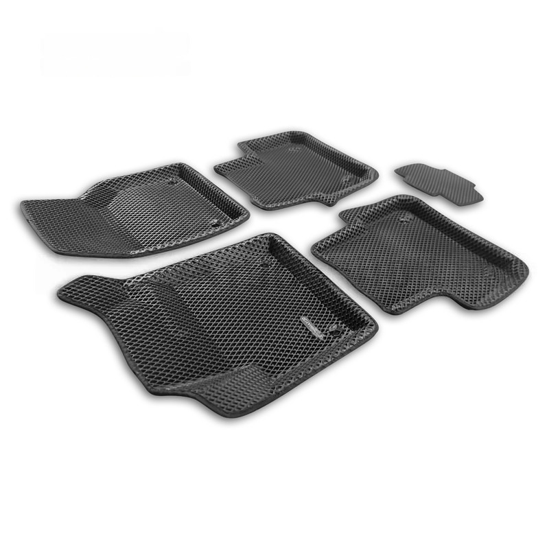 Коврики в салон Land Rover Discovery Sport (L550) 2014-2019, 3D EVA Euromat, Черный, Арт. EM3DEVA003107