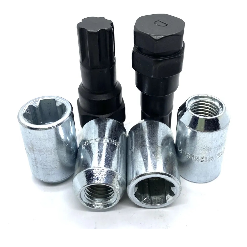 Гайки секретные M12x1.5 Конус h-32мм закрытая, Хром, Спец Ключ, Арт. 206445