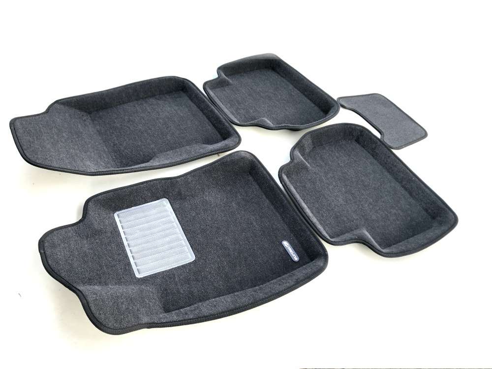 Коврики в салон Subaru Forester  (SK/S14) 2018-2021, 3D ткань Euromat Business, Серый, Арт. EMC3D-004702G