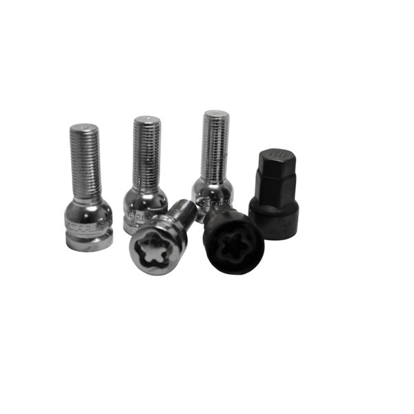 Секретные болты M14x1.5 Сфера L-28мм Хром, Спец Ключ, Арт. 684110KKBELKA