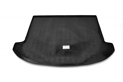Коврик в багажник Hyundai Santa Fe (DM) 2012-2016, пластик, Norplast, Черный, 7 мест Арт. NPA00E31521