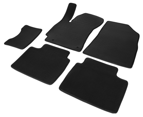 Коврики в салон Hyundai Elantra (CN7) 2020-2023, EVA AutoFlex, Черный, Арт. 3230601