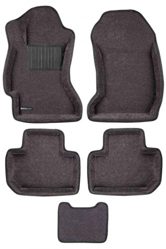 Коврики в салон Subaru Forester  (SJ/S13) 2012-2016, 3D ткань Euromat Business, Серый, Арт. EMC3D004709G