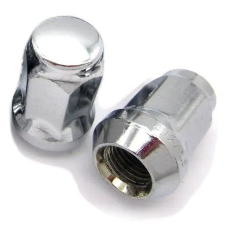 Комплект гаек M12x1.5 Конус h-46мм , Хром, Ключ 17, кованые Арт. 49105-RD