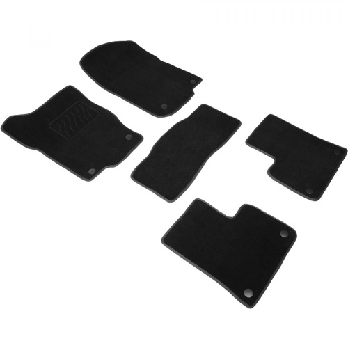Коврики в салон Mercedes  (W166) 2011-2015, ткань Seintex Lux, Черный, Арт. 85237