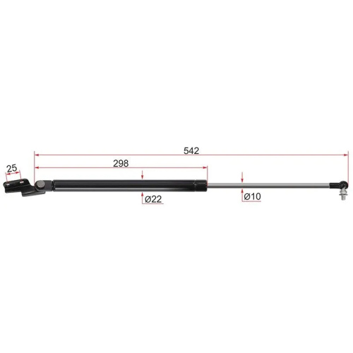 Амортизаторы крышки багажника Subaru Forester III (SH/S12) 2007-2010, правая (R) Арт. ST-63269SC000