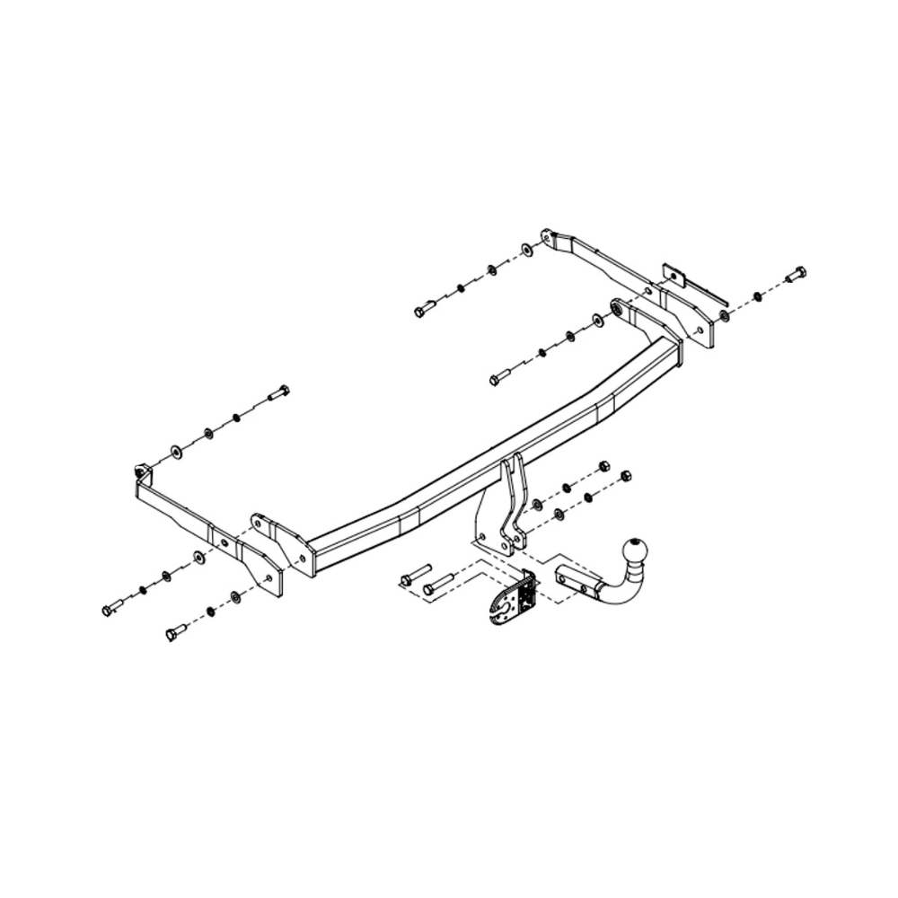 Фаркоп Renault Scenic 2003-2006 IMIOLA Арт. R029