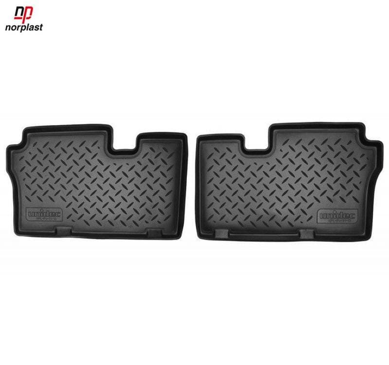 Коврики в салон Hyundai ix55 2006-2013, полиуретан Norplast, Черный, третий ряд Арт. NPL-Po-31-12