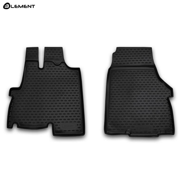 Коврики в салон Citroen Jumper  2006-2014 Микроавтобус, полиуретан Element, Черный, Арт. NLC.15.28.210