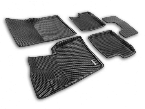 Коврики в салон Mercedes G (W463) 1990-2006 5 дв., 3D EVA Euromat, Черный, c 2001- г.в. Арт. EM3DEVA003512