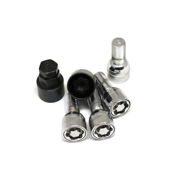Секретные болты M14x1.5 Сфера L-27мм Хром, Ключ 17-19, Арт. 684105EM-2Key