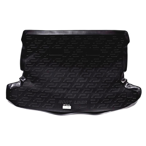Коврик в багажник Mitsubishi Pajero  1999-2002 5 дв., пластик, L.Locker, Черный, Арт. 0108040100