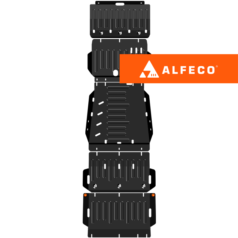 Защита РК (раздатки) Mitsubishi L200 VI 2024- V - 2.4d AT GLS; (2 части) Арт. ALF14583ST