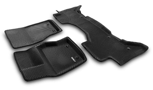 Коврики в салон Range Rover (L405) 2012-2017, 3D EVA Euromat, Черный, Арт. EM3DEVA003106