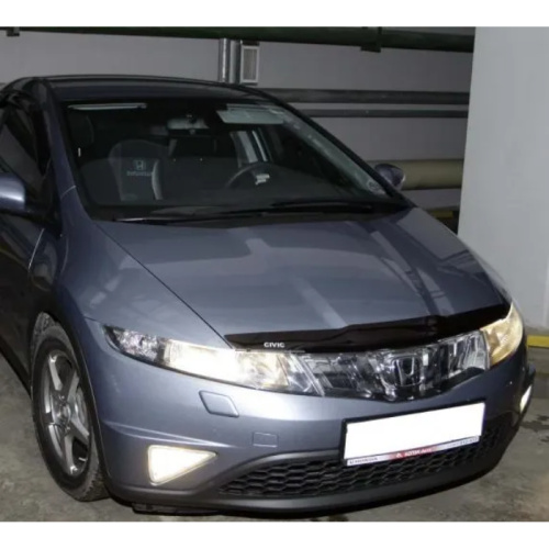Дефлектор капота SIM для Honda Civic, арт.SHOCIVH0612
