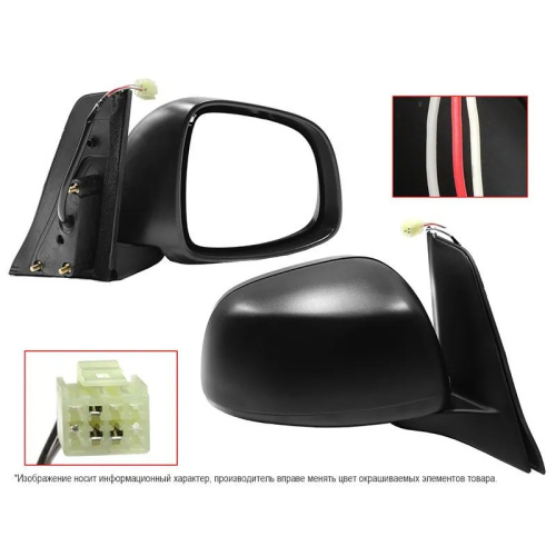 Зеркало боковое  Suzuki SX4 2006-2014 Hb Рег-ка/3конт, справа (R) Арт. STSZ539401
