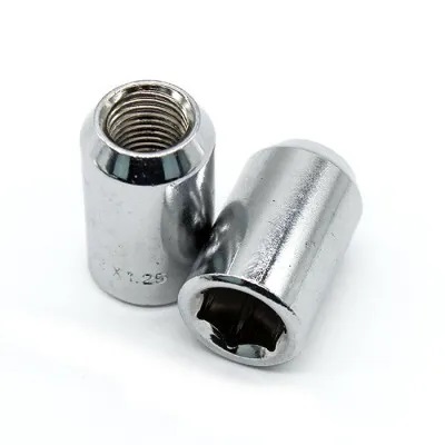 Гайка колеса M12x1.25 Конус h-35мм закрытая, Цинк, Ключ 17, Арт. 301444VZ