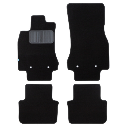 Коврики в салон Jaguar XF  2007-2011 Седан, ткань Klever premium, Черный, Арт. KLEVER03230122110KH